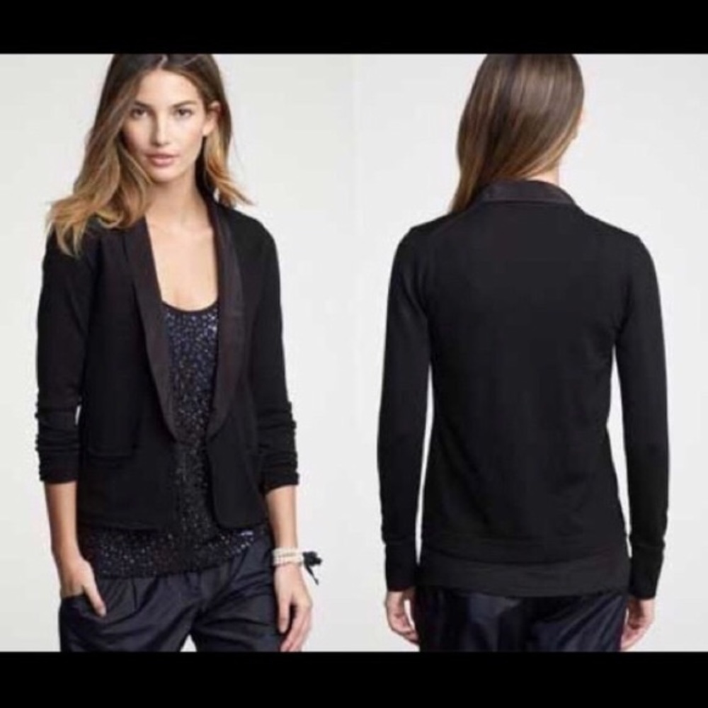 J. Crew black sweater blazer